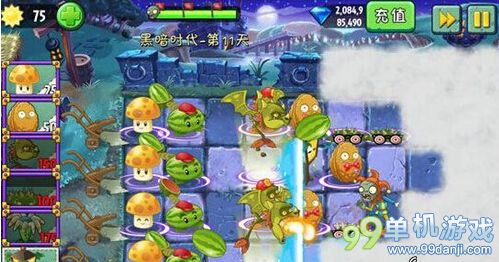 植物大战僵尸2黑暗时代浓雾关卡通用战术攻略