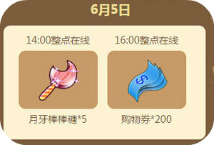 QQ炫舞2016年6月回馈第一周5615点券汇总