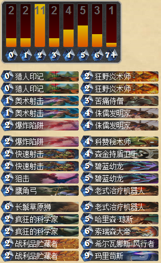 炉石传说大帝蓝龙猎人卡组分享