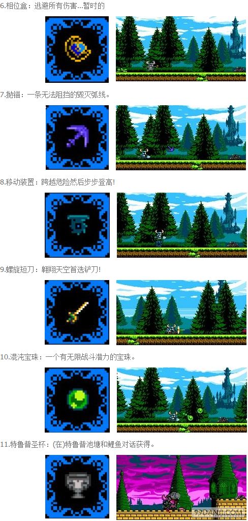 铲子骑士全古物介绍 古物详细介绍附效果图