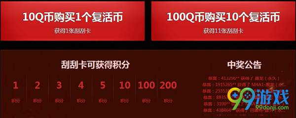 CF4月刮刮卡活动网址 CF2017年4月刮刮卡抽永久