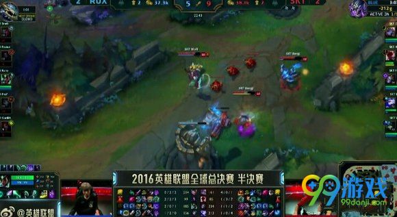 lolS6半决赛10月22日SKTvsROX第五场文字战报