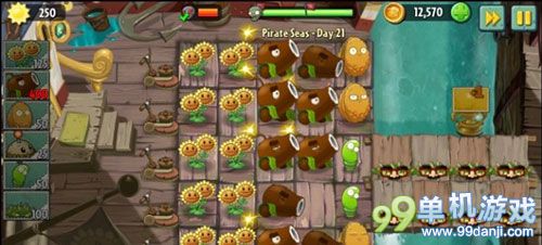 植物大战僵尸2海盗海域第21关图文攻略