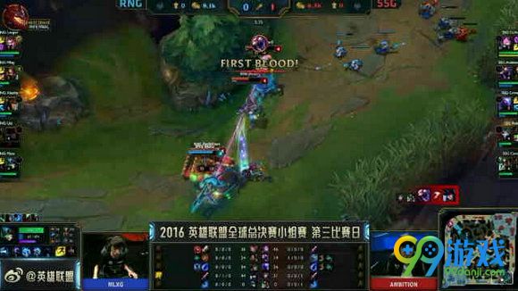 lol2016全球总决赛10月2日RNG vs SSG首胜文字战报