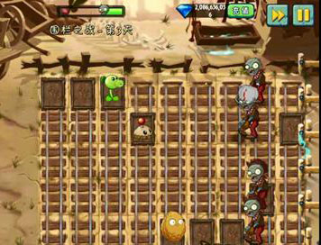 植物大战僵尸2中文版围栏之战第3关攻略