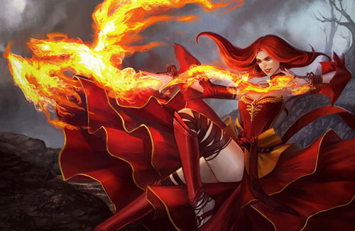 Dota秀逗魔导士出什么装备好？火女出装加点攻略