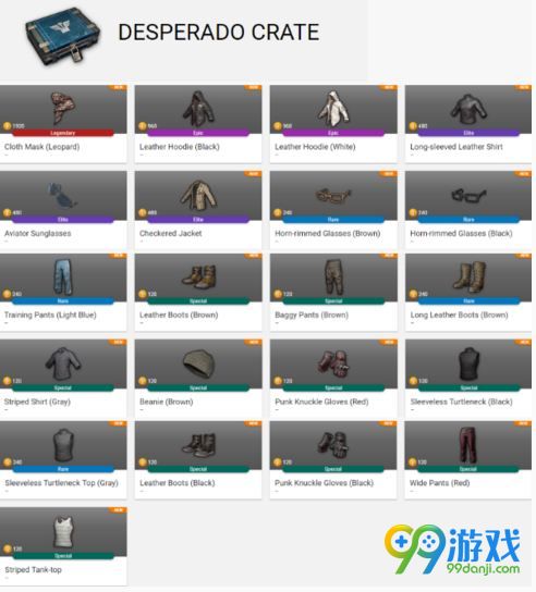 绝地求生大逃杀Desperado箱子奖励有什么 Desperado箱子怎么得