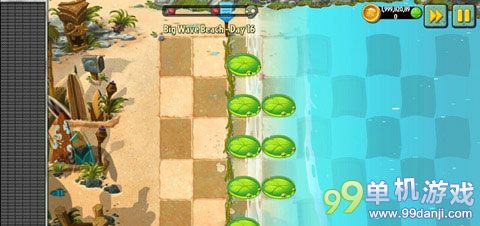 植物大战僵尸2海滩世界第16天图文过关攻略