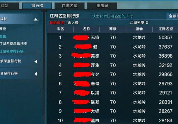 天涯明月刀江湖名望奖励 天到江湖名望怎么获得