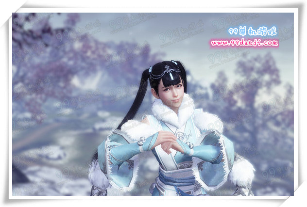 天涯明月刀心王雪影套时装外观 新时装雪影套新年上