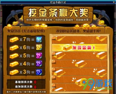 dnf挖金条活动7月9日金条顺序 dnf7月9日挖金条攻略一览