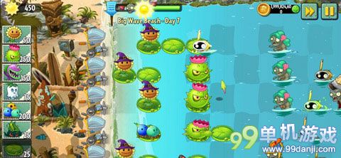植物大战僵尸2国际版海滩世界第7关图文攻略