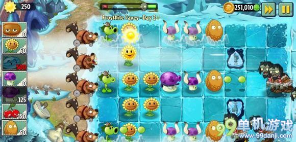 植物大战僵尸2国际版冰霜洞穴第2关图文攻略