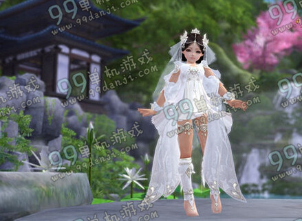 剑网3远山雪新时装外观展示 远山雪全体型外观效果