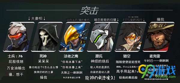 守望先锋英雄类型划分 守望先锋英雄属性特点一览