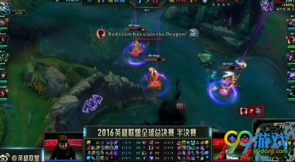 lolS6半决赛10月22日SKTvsROX第五场文字战报