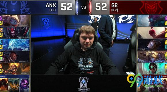 lol2016全球总决赛10月3日ANX vs G2 文字战报 1:0