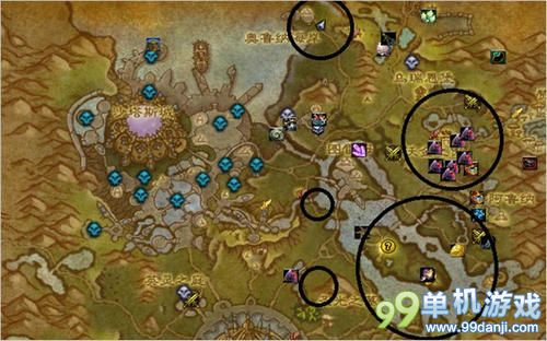 魔兽世界6.0德拉诺大陆各地图伐木点位置介绍
