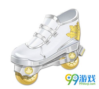 QQ飞车K1金叶璀璨轮滑怎么样 K1金叶璀璨轮滑外观