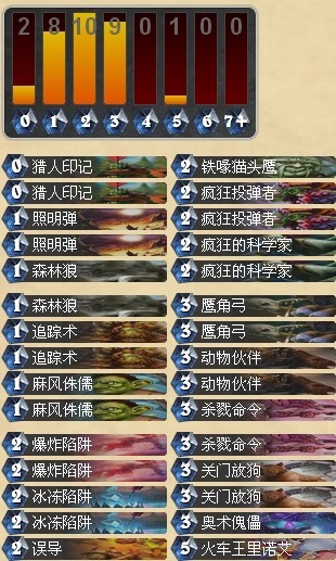 炉石传说保留火车王的微调复古T7猎人卡组分享