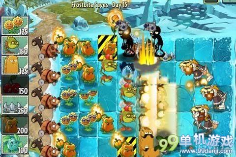 植物大战僵尸2国际版冰霜洞穴第15关图文攻略