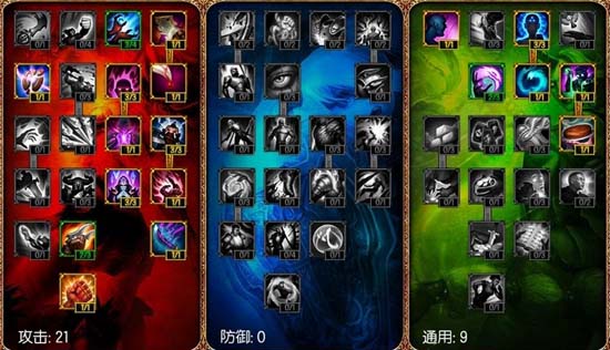 LOL S5不同位置天赋加点汇总 LOL S5天赋加点推荐