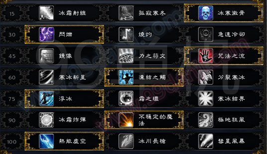 魔兽世界7.0前夕法师三系专题天赋加点推荐