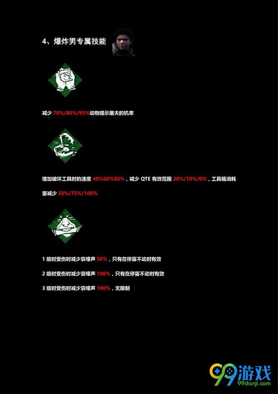 黎明杀机幸存者技能怎么用 全技能效果一览