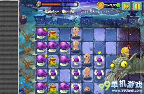 植物大战僵尸2黑暗时代第20关僵尸博士攻略