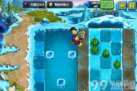 植物大战僵尸2中文版冰河世界第12天过关图文攻略