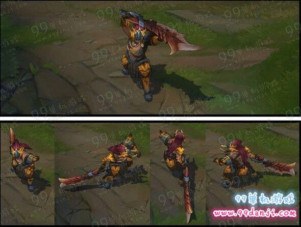 LOL6.2野兽猎手泰达米尔新皮肤特效视频展示