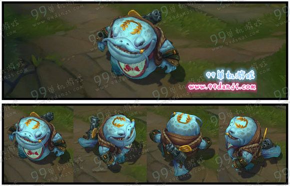 LOL2016年愚人节阿福肯奇新皮肤特效 胖版阿凡达
