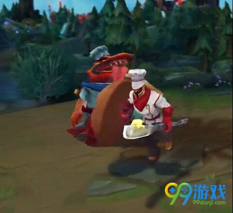 lol面包之王潘森新皮肤特效
