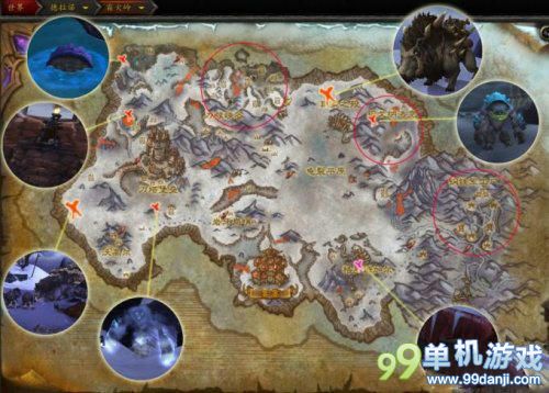魔兽世界6.0掉坐骑稀有精英的坐标位置介绍