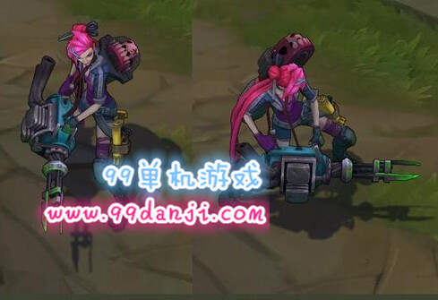 LOL丧尸杀手金克斯新皮肤特效 LOL丧尸杀手金克斯新皮肤效果展示