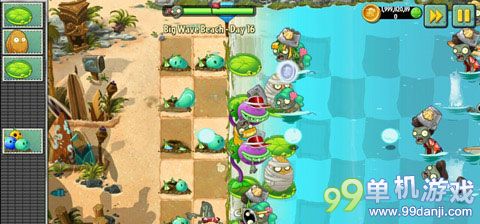 植物大战僵尸2国际版海滩世界第16关图文攻略