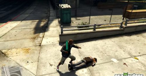 GTA5《我的世界》“大宝剑”MOD 像素征服罪恶之都