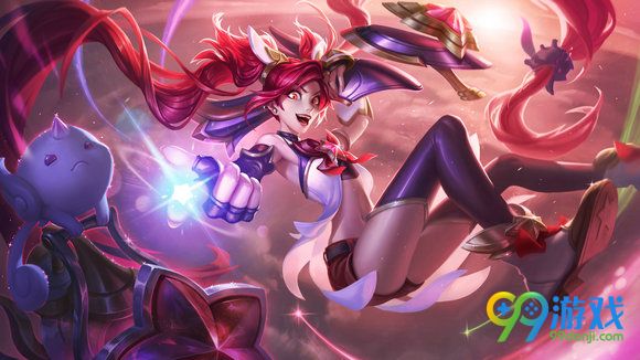 lol魔法少女金克丝皮肤特效 魔法少女金克丝视频展示