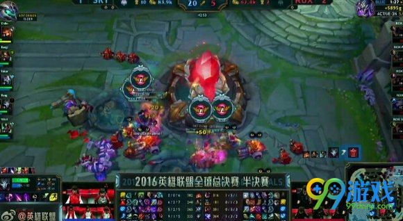 lol2016全球总决赛10月22日SKTvsROX第四场文字战报