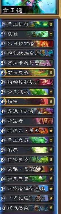 炉石传说老狐狸马林卡组怎么搭配 炉石传说马林卡组推荐