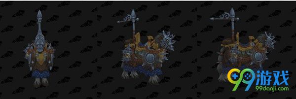 魔兽世界7.0新版金色盔甲陆行鸟和玛胖模型一览