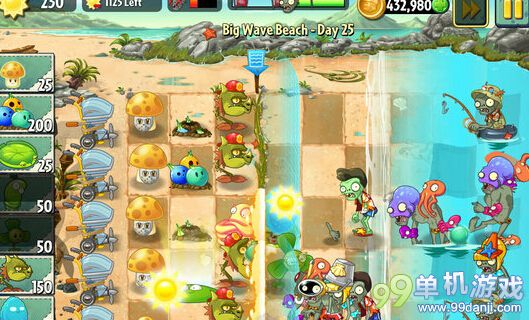 植物大战僵尸2国际版海滩世界第25关图文攻略