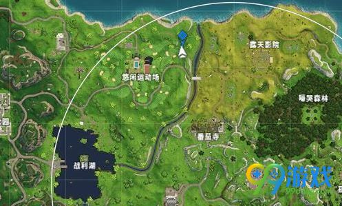 堡垒之夜顶桥/瀑布和九号草坪之间搜寻任务怎么做?位置在哪?