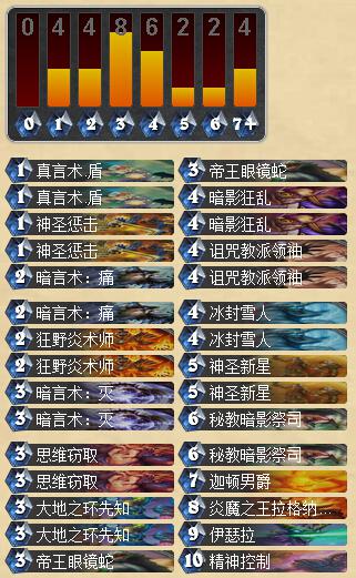 炉石传说控制牧师卡组解析 牧师攻略
