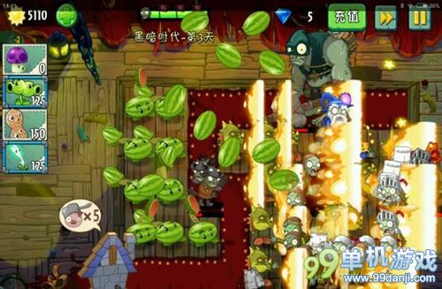 植物大战僵尸2黑暗时代剧院惊魂第3关无损通关攻略