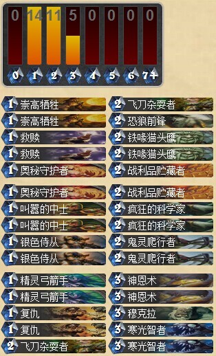 炉石传说改良版T7奥秘圣骑士卡组分享 
