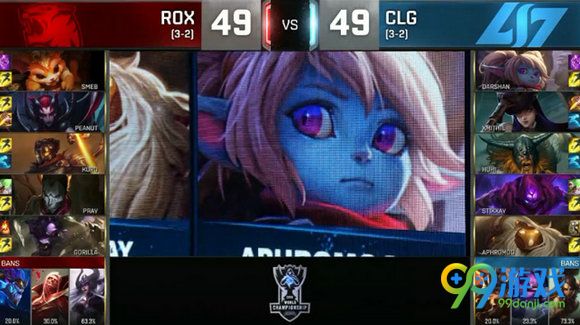 lol2016全球总决赛10月7日ROX vs CLG文字战报 1:0
