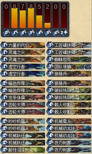 炉石传说低成本新人机械术士卡组分享
