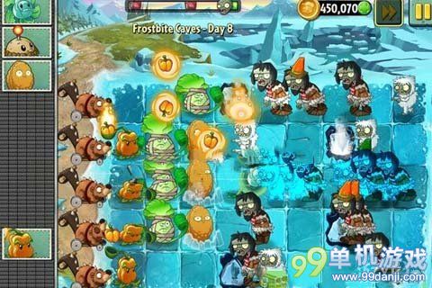 植物大战僵尸2冰霜洞穴第8关图文过关攻略