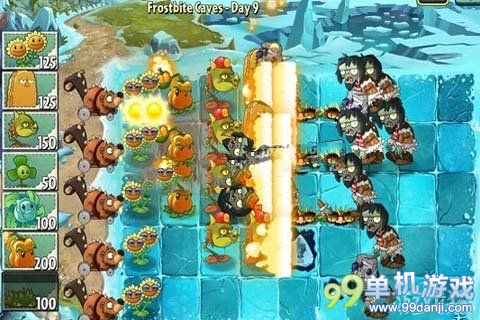 植物大战僵尸2国际版冰霜洞穴第9关图文攻略